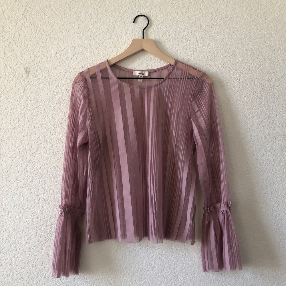 🌻 Meraki Sheer Mesh Top